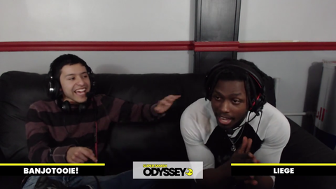 Awkward moment between commentators during a smash tournament.