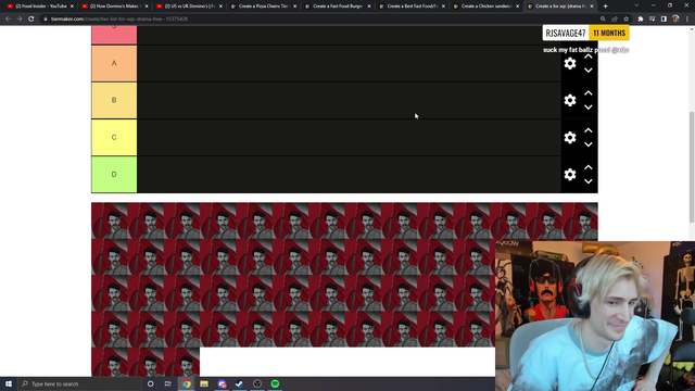 xQc puts hasan in B tier once again