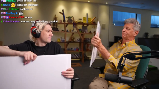 xQc's Dad predicts first question