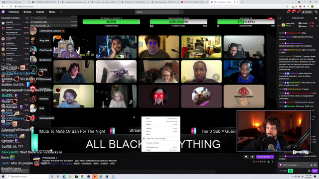 Destiny Tunes Into An "All Black" Podcast