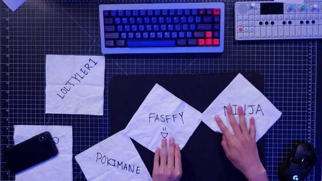How Valkyrae spells Ninja
