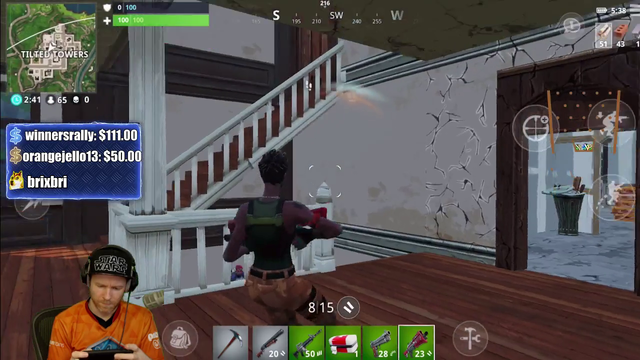 Fornite on mobile.... YIKES