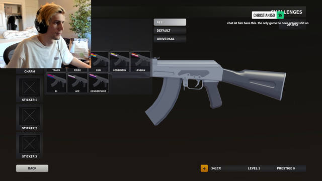 xQcOW Finds Leaked WWIII Attachments and SKINS
