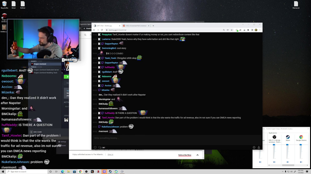 Destiny on the possible doomsday scenario for DMCA content