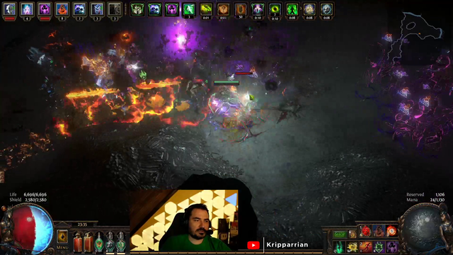 Kripp reaches level 100 in PoE for the first time.