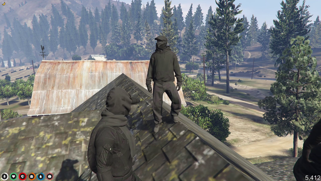 2 Ninjas fight each other to see who's worthy
