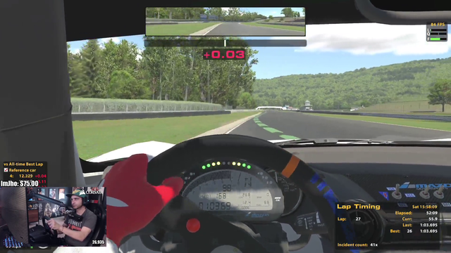 Summit notices wheel damage mid-race