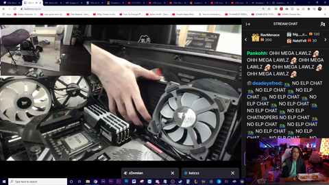 Tech streamer watches xQC build a PC