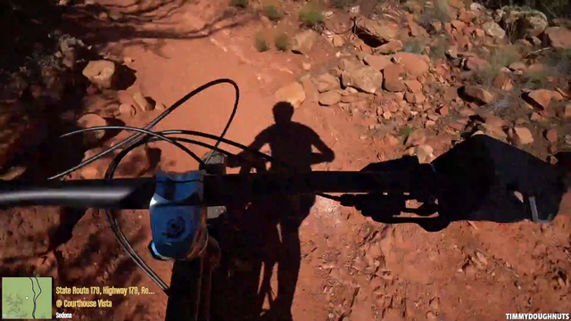 National Track Champion tries mountain biking and goes over the bars