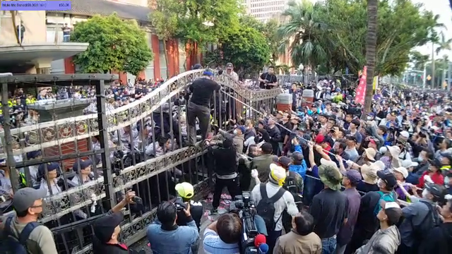 Taiwanese veterans protest pension cuts