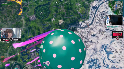 Fortnite world cup winner Bugha plays his first game back home and Jebaits the whole lobby