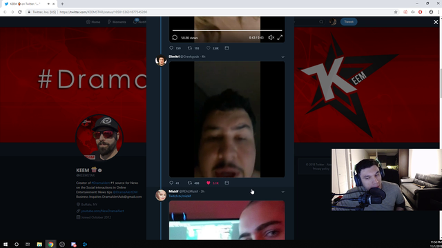 Greek & Mizkif's response to Pokimane-Keemstar drama
