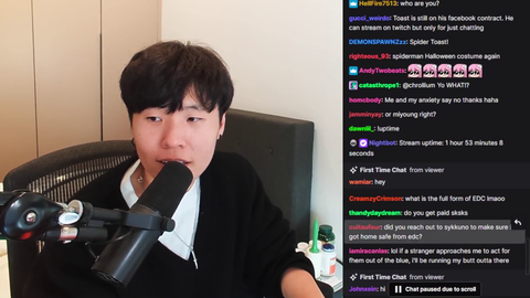Toast triggered by concerned Sykkuno fan