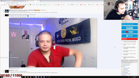 Erobb is thankful for living with Mizkif.