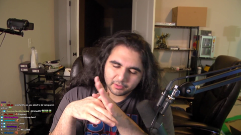 Esfand shares a heartfelt moment with chat, send him some love esfandL