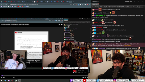 Hasan Exposes Adin For Uploading Hasans VOD on His Channel, The Thing He Copy Struck Hasan For