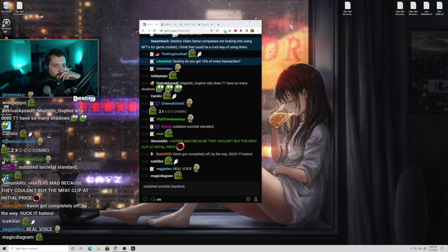 Train's thoughts on Destiny's new sponsor.