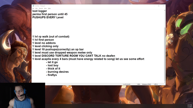 Soda punishments from Warchief T1