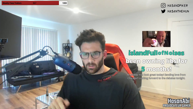Proof of Train defeating Hasan in the marketplace of ideas