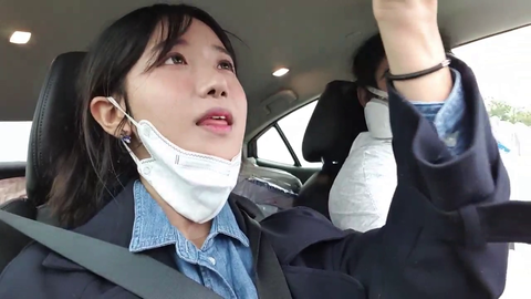 Jinny touches her face