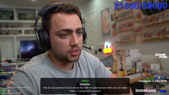 Mizkif answers honestly when asked why does he over react