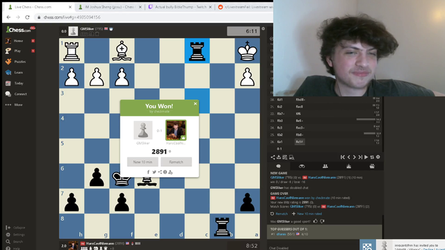 Hans gets life advice from Sliker