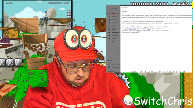 @switchchris doesn't know he is live