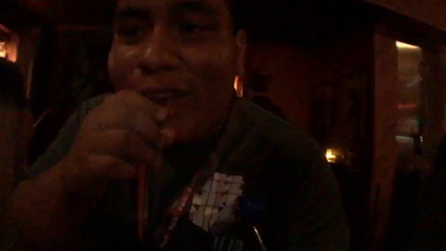 Random lady starts kissing Mexican Andy while her husband watches from behind