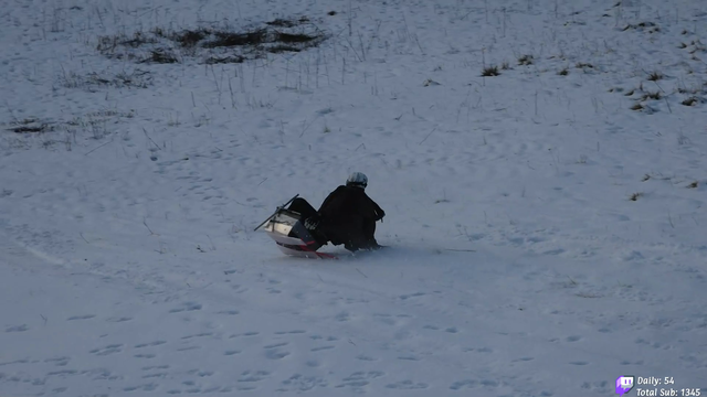 klats racing with their homebuilt sleds FAIL 