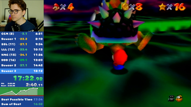 On his second night back, Clint gets a PB!