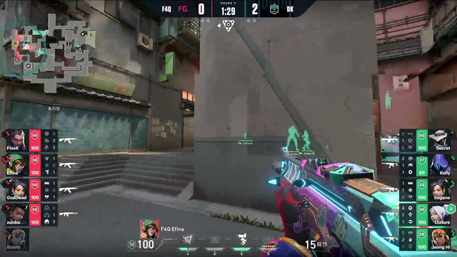 Average round in Korean Valorant
