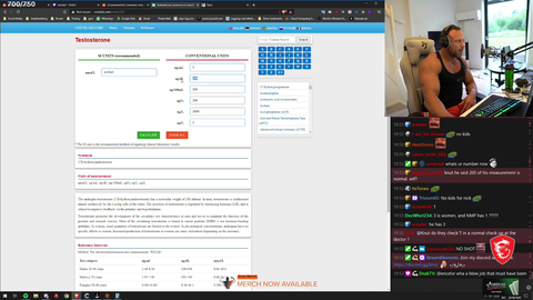 Knut describing nmp's T levels