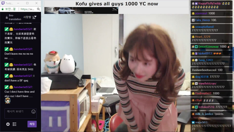 girl streamer loses her wig