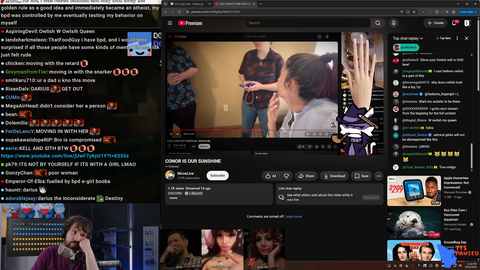 Snarkers harassed and coerced Destiny's mom into sharing underage pictures of him