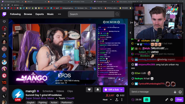Ludwig gets Mang0's thoughts on #FreeMelee