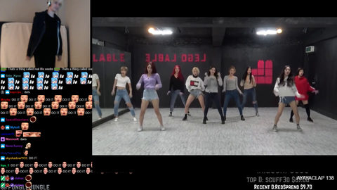 xqc's korean dance moves