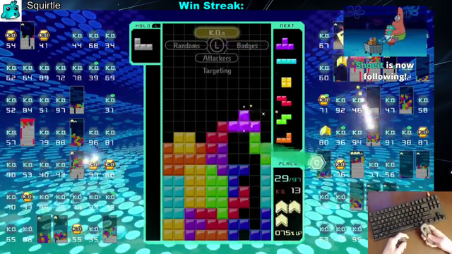 Not happy with just one back-to-back t-spin triple.