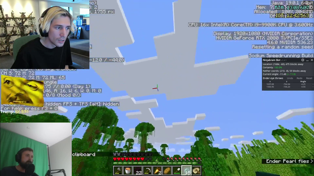 Xqc loses his mind watching Forsen throwing another mythical seed