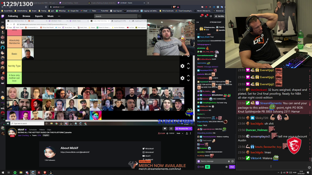 Mizkif reacts to Knut describing meeting Erob IRL
