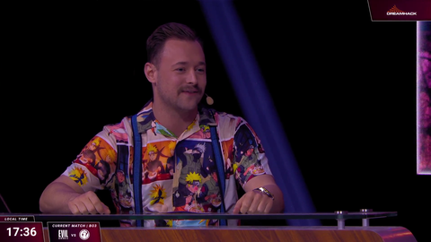 Rich Campbell shows how much he loves his coworker at dota2 major