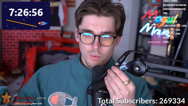 Ludwig Tells Ninja He Broke His Sub Record