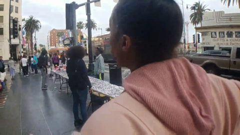Shit going down on Hollywood Boulevard