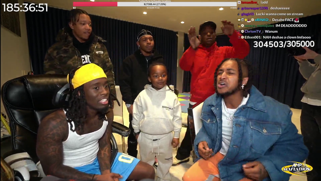 Kai's friend cries after hearing freestyle.