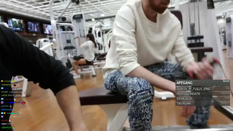 Trainwreckstv getting asmongold to workout