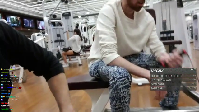 Trainwreckstv getting asmongold to workout