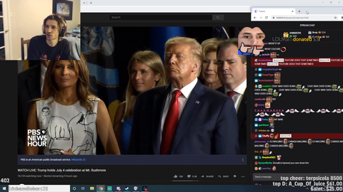 xQc accidentally shows a banned streamer.