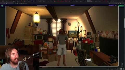 FF14 community recreates Asmongold's room in-game