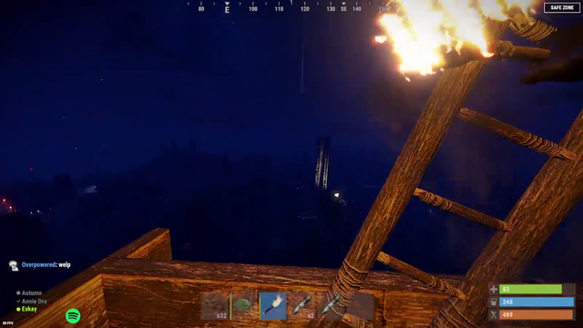 Eskay doing the phase 3 leap of faith in the jump puzzle