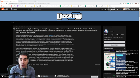 Ex Ceo "Devin Nash" EXPOSES STREAMERS for manipulating the narrative on Twitch BANS