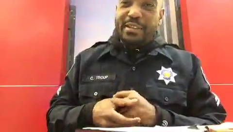 Police talking about eating ass